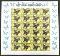 India 2008 Butterflies Of Andaman & Nicobar MINT SHEETLET Good Condition (SL-64) - Unused Stamps