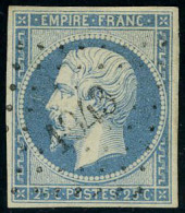 Oblitéré N° 15, 25c Bleu, Oblitéré Losange PC 1943, TB - Altri & Non Classificati