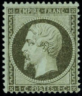 Neuf Avec Charnière N° 19, 1c Olive, Cl, T.B. - Andere & Zonder Classificatie