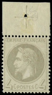 Neuf Avec Charnière N° 27B, 4c Gris Type II, Bdf, Croix De Repère, Très Bien Centré T.B. - Autres & Non Classés