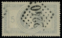 Oblitéré N° 33, 5f Napoléon T.B. Signé Calves Et Brun - Other & Unclassified