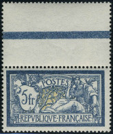 Neuf Sans Charnière N° 123a, 5f Bleu Et Olive, Excellent Centrage, Bdf - Andere & Zonder Classificatie