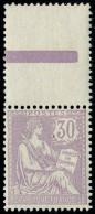 Neuf Sans Charnière N° 128, 30c Violet Bdf, Excellent Centrage Superbe - Other & Unclassified