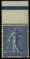 Neuf Sans Charnière N° 132a, 25c Bleu Foncé, Bdf, Bon Centrage, T.B. - Andere & Zonder Classificatie