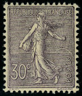 Neuf Sans Charnière N° 133, 30c Lilas, Excellent Centrage, Superbe - Autres & Non Classés