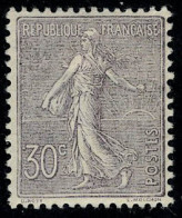 Neuf Avec Charnière N° 133, 30c Lilas Très Bien Centré, Cl, T.B. - Otros & Sin Clasificación