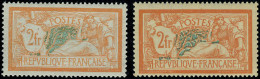 Neuf Sans Charnière N° 145, 2F Orange Et Vert Bleu, 2 Nuances Très Différentes, TB - Photo WEB - Andere & Zonder Classificatie