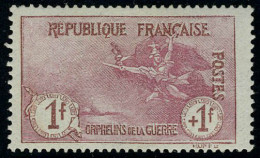 Neuf Sans Charnière N° 154, 1f+1f Orphelins, TB, Signé Brun - Otros & Sin Clasificación