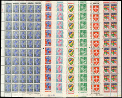Neuf Sans Charnière N° 1230/34A, La Série Complète En 1/2  Feuilles De 50 Ex., TB - Photo WEB - Other & Unclassified