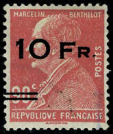 Neuf Avec Charnière N° 3b, 10f Sur 90c Berthelot, Surcharge Espacée, Oblitération Au Verso, T.B. Signé JF Brun + Certifi - Autres & Non Classés