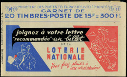 Neuf Sans Charnière N° 813-C1, 15f Rouge Gandon, Pub Hahn Poste Poste Musée Postal, S1, N° Et Cad 22.5.50 En Bas, Infime - Other & Unclassified