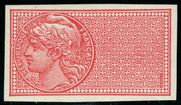 Neuf Avec Charnière N° 33d, Type Daussy, Rouge, Sans Légende, ND, Cl, T.B. - Other & Unclassified