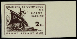 Neuf Sans Gomme N° 8/9, La Paire St Nazaire, Essais ND, Bdf, T.B. Rare - Autres & Non Classés