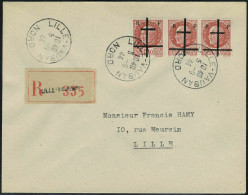 Lettre LILLE N° 1, Bande Hor De 3 Sur LR De Lille Vauban 5.9.44 Pour Lille, Arrivée 6.9.44, T.B. - Sonstige & Ohne Zuordnung