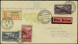 Lettre Zeppelin 2 SAF 1933 Pour Le Brésil Transit Friedrichshafen, TB - Andere & Zonder Classificatie