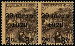 Neuf Sans Charnière N° 34b/36b, Les 3 Valeurs C Renversé Tenant à Normal (cl Sur Les Ordinaires) Variétés ** Superbes, S - Autres & Non Classés