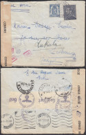 Congo Belge 1942 - Lettre De Belgique Pour Congo Belge Via Portugal. Censurée. Émission: Poortman... (EB) AR-01637 - Used Stamps