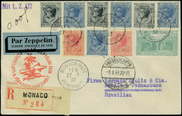 Lettre Zeppelin 4è SAF 1933 Pour Le Brésil, T.B. - Otros & Sin Clasificación