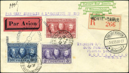 Lettre Zeppelin 2e SAF 1933 Pour L'Uruguay, TB - Other & Unclassified