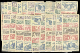 Neuf Sans Charnière Expo 1937, 126 Valeurs + 24 BF Complets, T.B. - Other & Unclassified