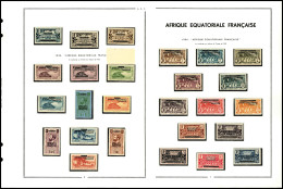 Neuf Sans Charnière Collection Complète POSTE + AVION + TAXE Dans Pochette Hawid S/feuilles MOC, TB, Rare **, + Quelques - Other & Unclassified