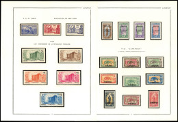 Neuf Sans Charnière Collection Complète Du N°67 Au 309 + PA + TAXE + BF, S/feuilles MOC Avec Pochettes, TB - Photo WEB - Other & Unclassified