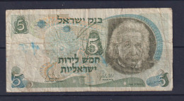 ISRAEL - 1968 5 Lirot Circulated Banknote - Israele