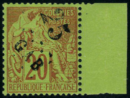 Neuf Sans Charnière N° 3, 25 S/20c Brique S/vert, BdF, TB - Andere & Zonder Classificatie