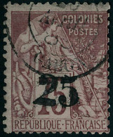 Oblitéré N° 10. 25 S/75c, Rare, T.B. Signé Calves. - Otros & Sin Clasificación