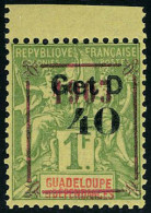 Neuf Sans Charnière N° 50A+52A, 40 S/1F, 1 Ex. En Bleu, L'autre Rouge, TB - Sonstige & Ohne Zuordnung