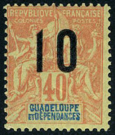 Neuf Avec Charnière N° 74A, 10 S/40c, Chiffres Espacés, Signé, TB - Sonstige & Ohne Zuordnung