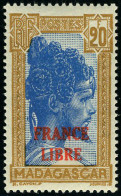 Neuf Sans Charnière N° 255A, 20F France Libre, TB - Other & Unclassified