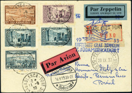 Lettre Zeppelin 7è SAF 1933 Pour Le Brésil, TB - Other & Unclassified