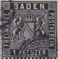 Baden     -     Michel   -   9      -    O     -    Gestempelt - Afgestempeld