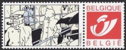 DUOSTAMP** / MYSTAMP** - Tintin, Bateau - Kuifje, Schip - Tim, Boot - Tintin, Boat - Tintin En Amérique - Philabédés (cómics)