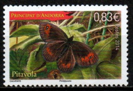 ANDORRA FRANCESA FAUNA 2014 Yv 758 MNH - Ungebraucht