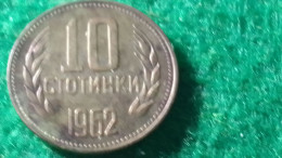 BULGARİSTAN--1962   10 STOTİNKİ - Bulgarie
