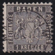 Baden     -     Michel   -  13a  (2 Scans)       -    O     -    Gestempelt - Used