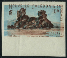 Neuf Sans Charnière N° 274, 10f Tour De Notre Dame, Essai De Couleurs En Brun Foncé Et Bleu, Couleur Déplacées, ND, Bdf, - Otros & Sin Clasificación