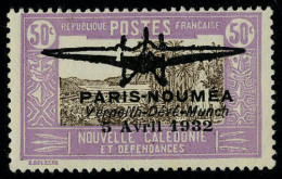 Neuf Sans Charnière N° 1/2, La Paire Paris Nouméa 5 Avril 1932 T.B. Signé - Otros & Sin Clasificación