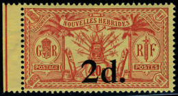 Neuf Sans Charnière N° 69, 2d S/40c Avec Fragment De Filigrane RF, BdF, TB - Autres & Non Classés