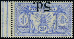 Neuf Avec Charnière N° 79a, 5d S/2 1/2 Bleu, BDF, Surcharge Renversée, TB, Cert. BPA, Gibbons 3500€ - Photo WEB - Otros & Sin Clasificación