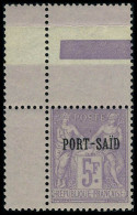 Neuf Sans Charnière N° 18, 5f Violet CdF Superbe - Autres & Non Classés