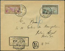 Lettre LR Affranchie Avec Cachet PP 030 + TP N° 110 Et 115, Càd St Pierre Et Miquelon 30.4.26 Pour Paris T.B. - Autres & Non Classés