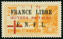 Neuf Sans Charnière N° 310/11, La Paire France Libre, TB - Andere & Zonder Classificatie