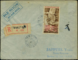 Lettre N° 1, 1.00 S/LR OBL MADAGASCAR 30 Août 49 Pour PARIS Avec Arrivée 7/9/49, TB - Other & Unclassified