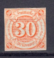 Allemagne Tour Et Taxis Etats Du Sud Yvert 41 * Neuf Avec Charniere - Mint