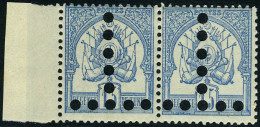 Neuf Sans Charnière N° 4a, 15c Bleu, Paire, T Renversé, TB - Sonstige & Ohne Zuordnung