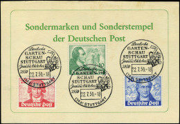 Lettre N° 51/53, Les 3 Valeurs S/carte Spéciale Obl. 22/7/50, TB - Other & Unclassified