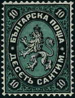 Neuf Avec Charnière N°2. 10c Noir Et Vert. T.B. Signé - Sonstige & Ohne Zuordnung